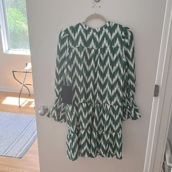 Pomander Place Green Ikat Kenzo Dress - Picture 6 of 6